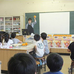 Food education lesson - 2013   Toyonaka municipal  Sho-Sone elementary school