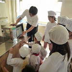 食育授業 - 2012年 豊中市立小曽根小学校