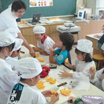 食育授業 - 2012年 豊中市立小曽根小学校